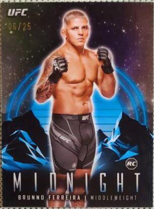 Brunno Ferreira 2024 Topps Midnight UFC Base #95 Moonrise