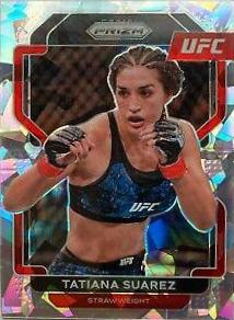 Tatiana Suarez 2022 Panini Prizm UFC Base #128 Ice