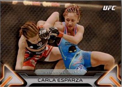 Carla Esparza 2016 Topps UFC Knockout Base #61 Red