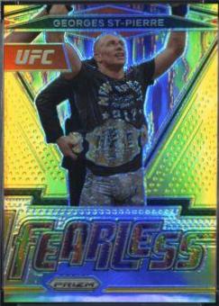 Georges St-Pierre 2022 Panini Prizm UFC Fearless #24 Gold