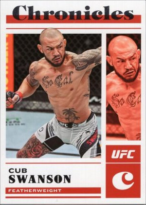 Cub Swanson 2023 Panini Chronicles UFC Base Chronicles #55 Bronze