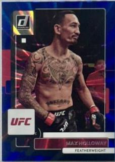 Max Holloway 2023 Panini Donruss UFC Base #145 Blue Laser