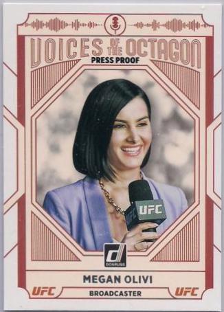 Megan Olivi 2022 Panini Donruss UFC Base #223 Silver