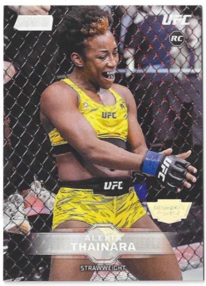 Alexia Thainara 2026 Topps Stadium Club UFC Base #172 Lime Green