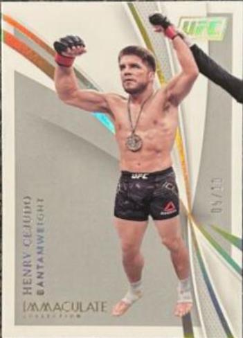 Henry Cejudo 2021 Panini Immaculate UFC Base #36 Gold