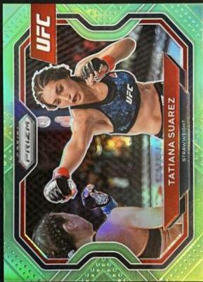 Tatiana Suarez 2021 Panini Prizm UFC Base #187 Neon Green
