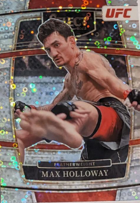Max Holloway 2022 Panini Select UFC Concourse #65 Disco
