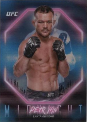 Petr Yan 2025 Topps Midnight UFC Base #71 Black Light