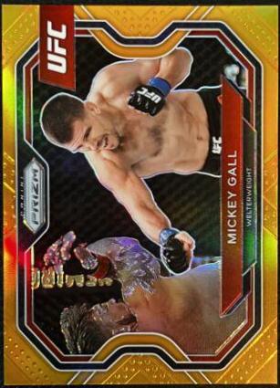 Mickey Gall 2021 Panini Prizm UFC Base #193 Orange