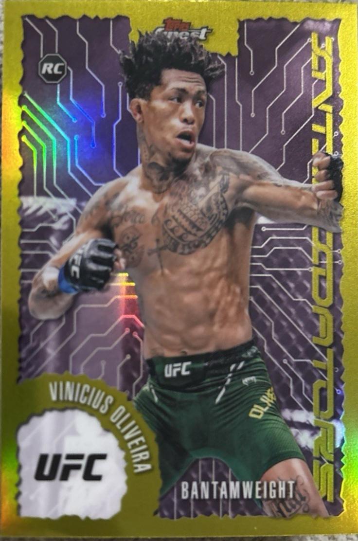 Vinicius Oliveira 2025 Topps Finest UFC Intimidators #IT-9 Refractor