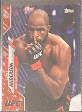Corey Anderson 2020 Topps UFC Base #58 Independence Day