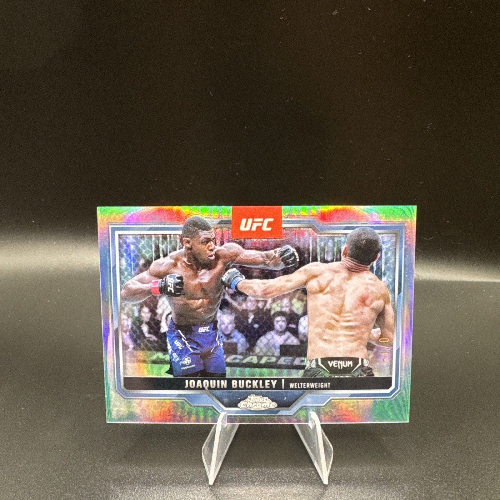 Joaquin Buckley 2025 Topps Chrome UFC Base #39 FrozenFractor