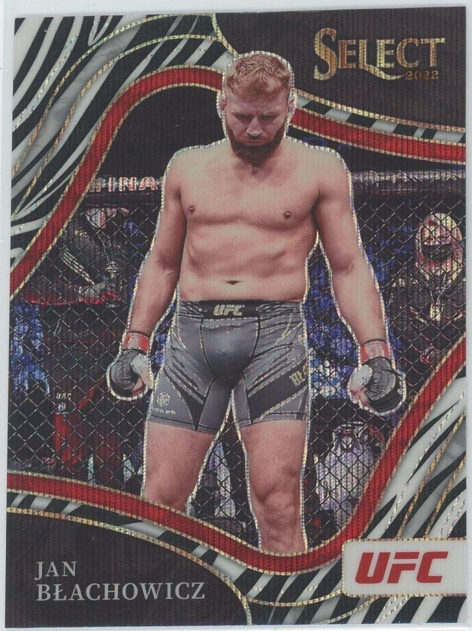 Jan Błachowicz 2022 Panini Select UFC Octagonside #221 Zebra