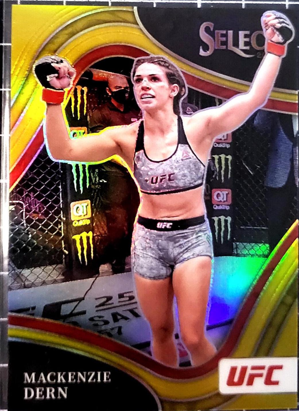 Mackenzie Dern 2022 Panini Select UFC Octagonside #263 Gold