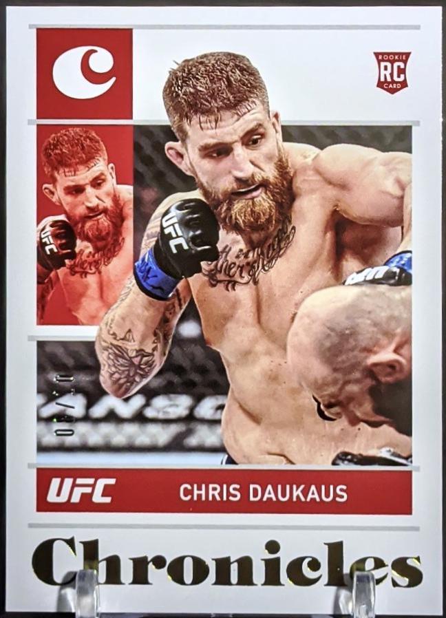Chris Daukaus 2022 Panini Chronicles UFC Base Chronicles #88 Gold