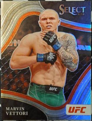 Marvin Vettori 2022 Panini Select UFC Octagonside #297 Silver