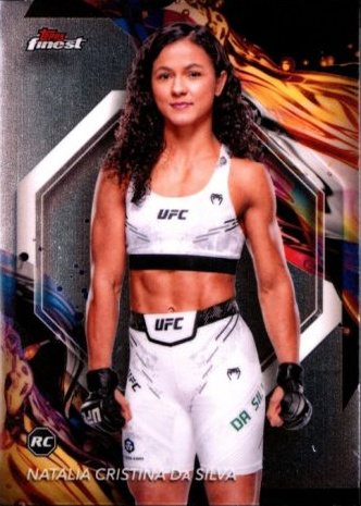 Natalia Silva 2024 Topps Finest UFC Base Uncommon #169 Superfractor