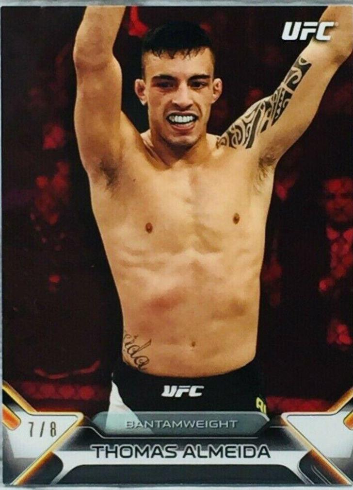 Thomas Almeida 2016 Topps UFC Knockout Base #31 Red