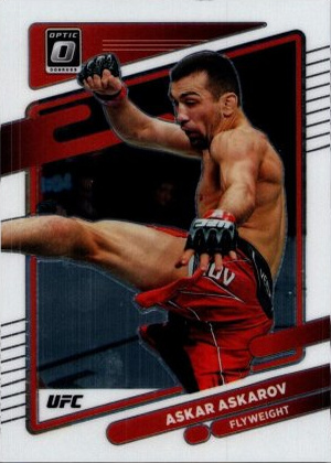 Askar Askarov 2022 Panini Donruss Optic UFC Base #34 Holo