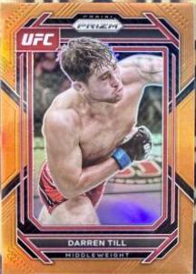 Darren Till 2023 Panini Prizm UFC Base #155 Orange