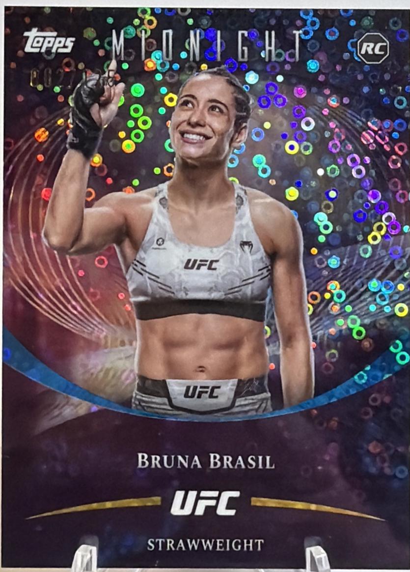 Bruna Brasil 2026 Topps Midnight UFC Base #57 Morning