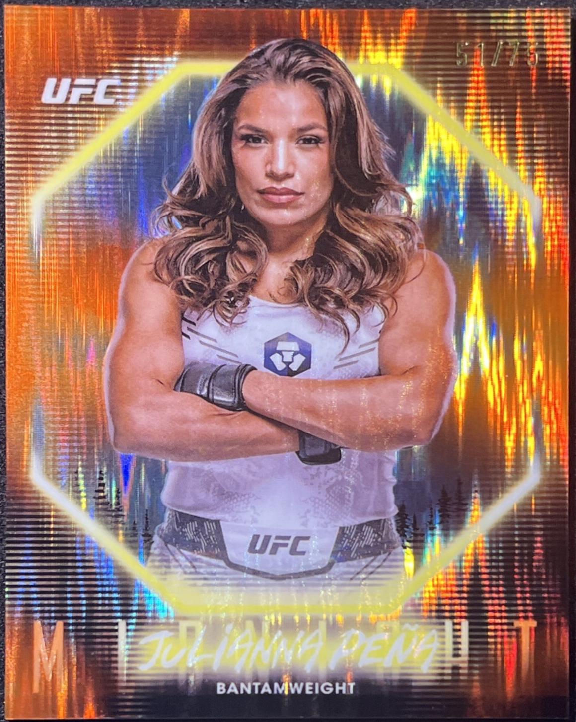 Julianna Peña 2025 Topps Midnight UFC Base #88 Dusk