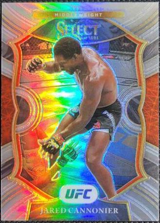 Jared Cannonier 2021 Panini Select UFC Concourse #15 Silver