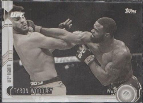 Tyron Woodley 2015 Topps UFC Chronicles Base #178 Black and White