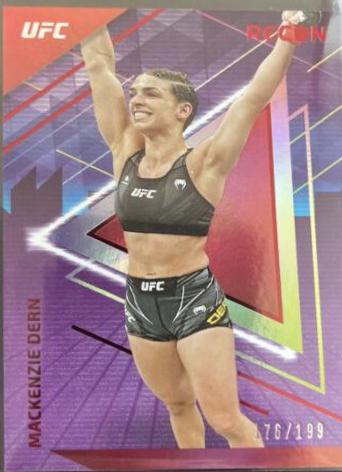 Mackenzie Dern 2022 Panini Chronicles UFC Base Recon #225 Red