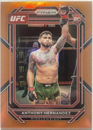 Anthony Hernandez 2023 Panini Prizm UFC Base #181 Orange