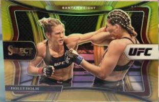 Holly Holm 2021 Panini Select UFC Premier Level #132 Gold