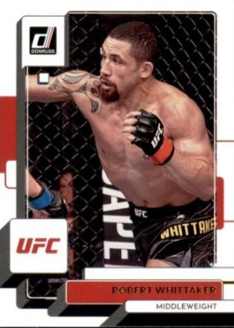 Robert Whittaker 2023 Panini Donruss UFC Base #187 Black