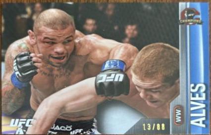 Thiago Alves 2015 Topps UFC Champions Base #2 Blue