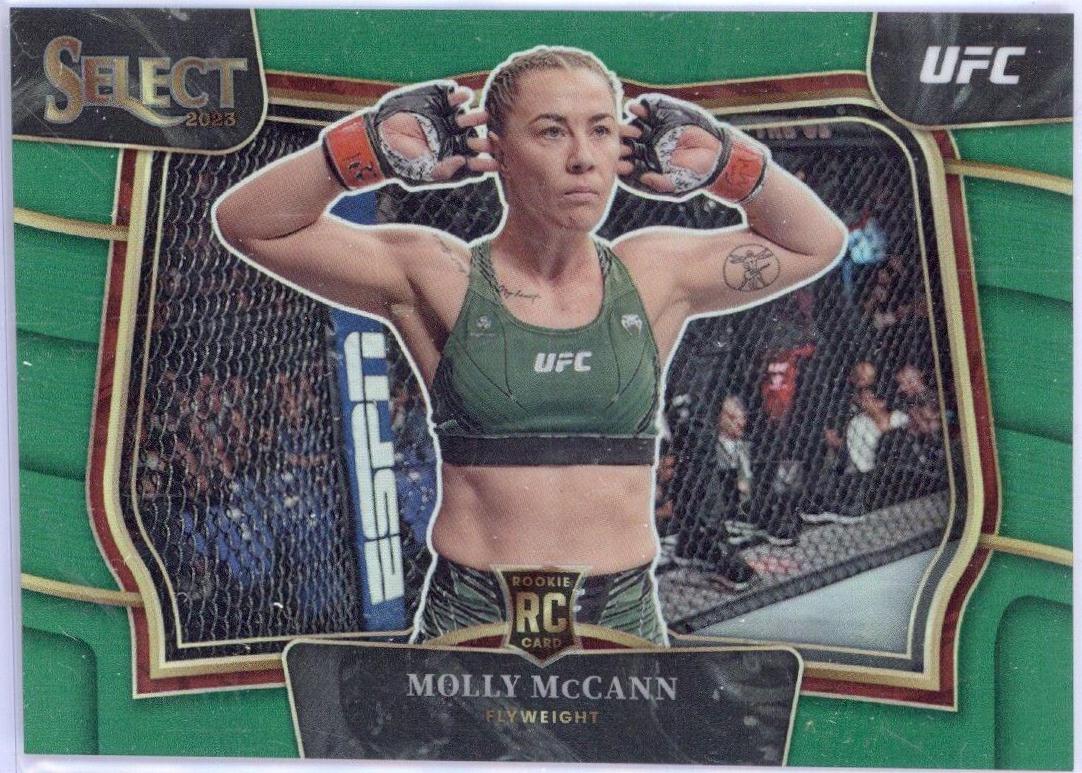 Molly McCann 2023 Panini Select UFC Octagonside #205 Green