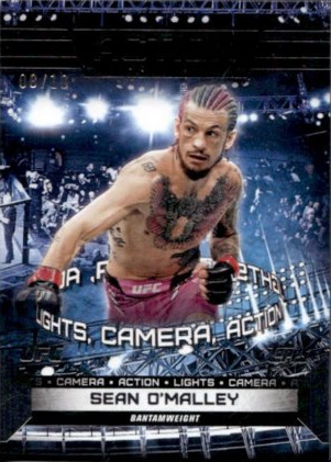 Sean O'Malley 2024 Topps Knockout UFC Action (Lights, Camera, Action) #ACT-19 Platinum