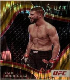 Yair Rodríguez 2022 Panini Select UFC Octagonside #265 Gold Flash