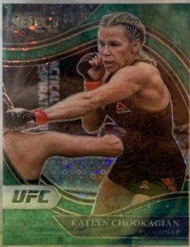 Katlyn Cerminara 2021 Panini Select UFC Octagonside #248 Green