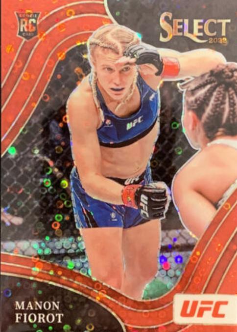 Manon Fiorot 2022 Panini Select UFC Octagonside #204 Red Disco