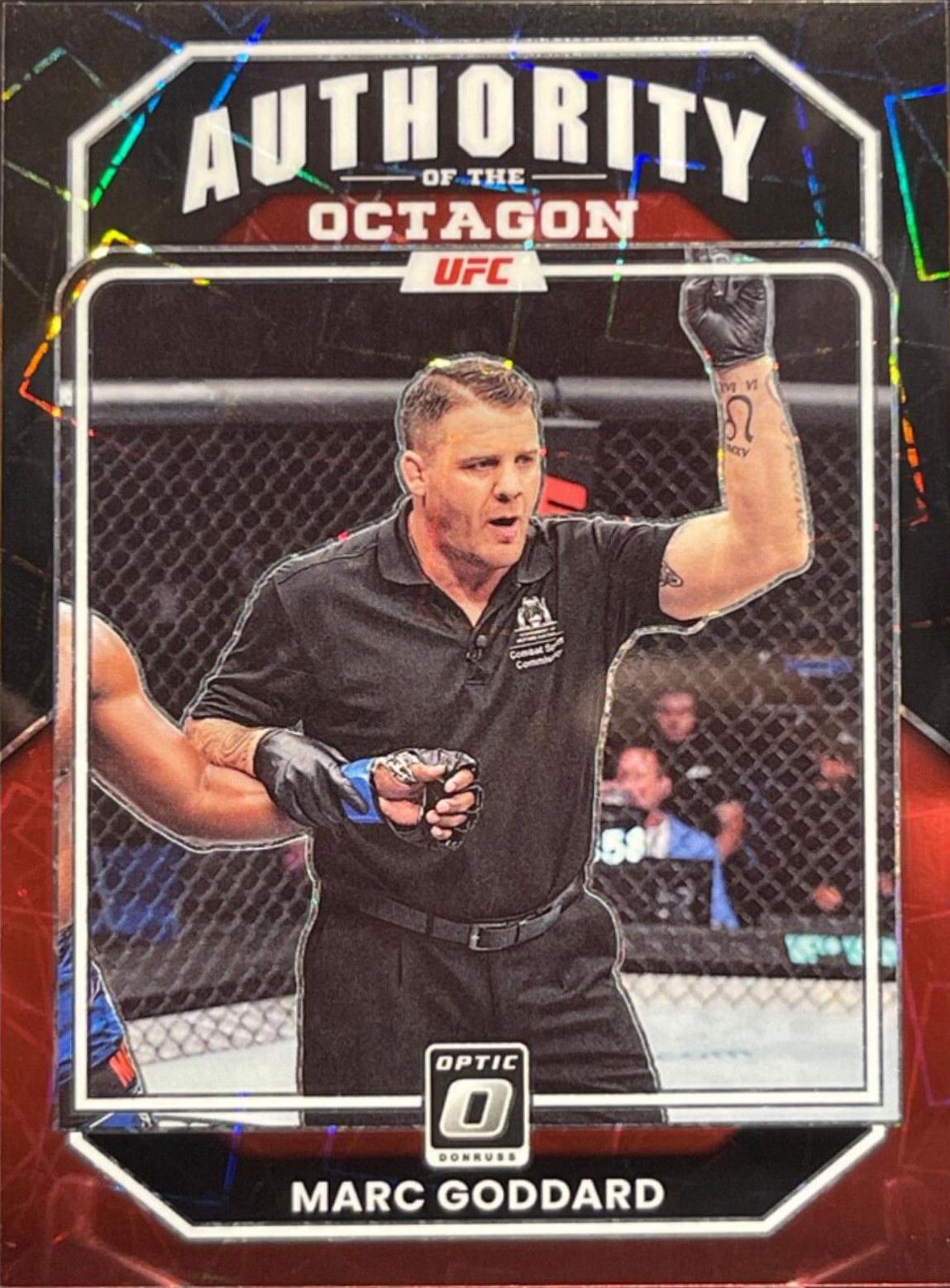Marc Goddard 2023 Panini Donruss Optic UFC Base #147 Black Pandora