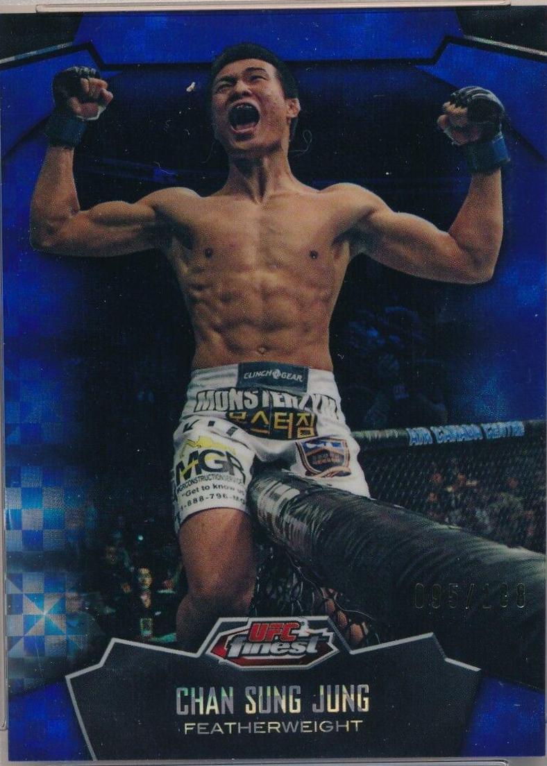 Chan Sung Jung 2012 Topps Finest UFC Base #35 Xfractor
