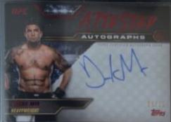 Frank Mir 2024 Topps Knockout UFC Attested Autographs #ATT-FMR Red