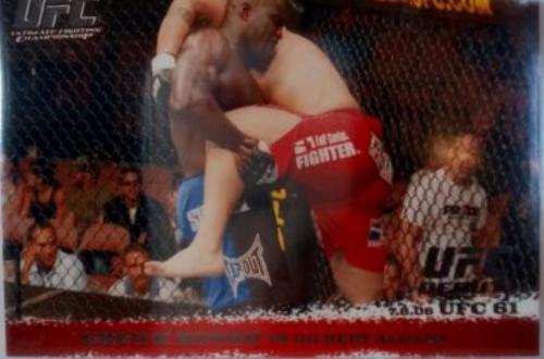 Cheick Kongo / Gilbert Aldana 2009 Topps UFC Round 1 Base #47 Silver