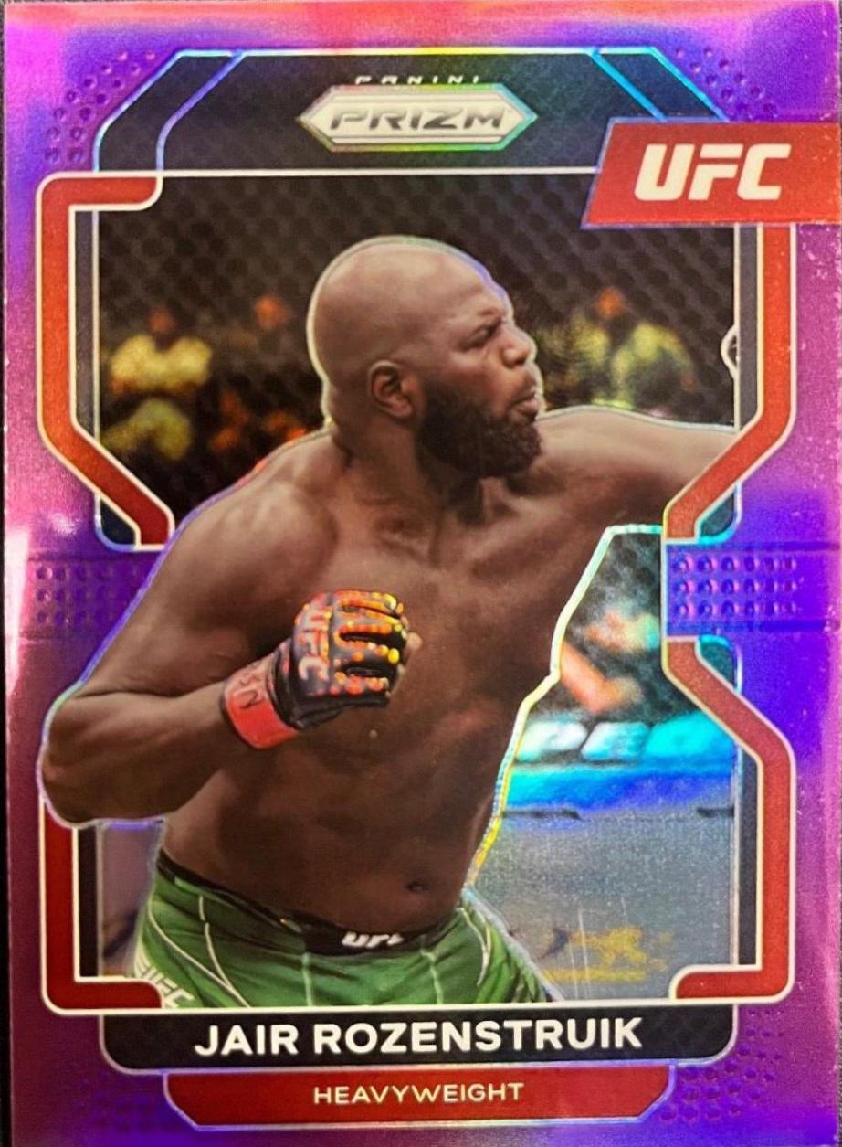Jairzinho Rozenstruik 2022 Panini Prizm UFC Base #145 Purple