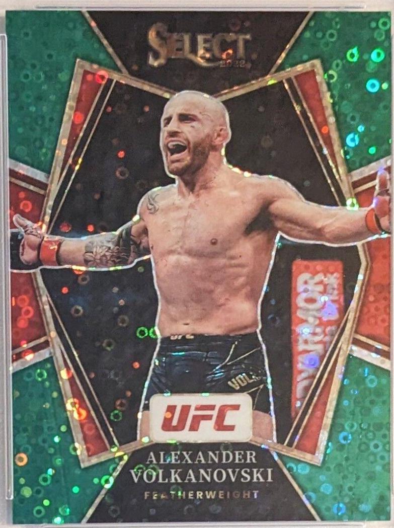 Alexander Volkanovski 2022 Panini Select UFC Premier Level #111 Green Disco