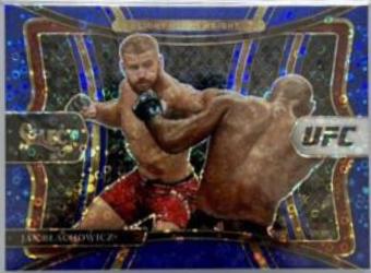 Jan Błachowicz 2021 Panini Select UFC Premier Level #143 Blue Disco