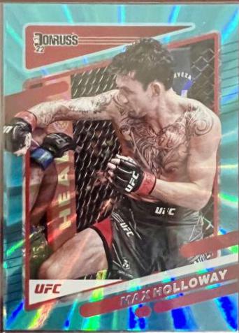 Max Holloway 2022 Panini Donruss UFC Base #94 Teal