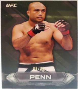 BJ Penn 2014 Topps UFC Knockout Base #92 Green