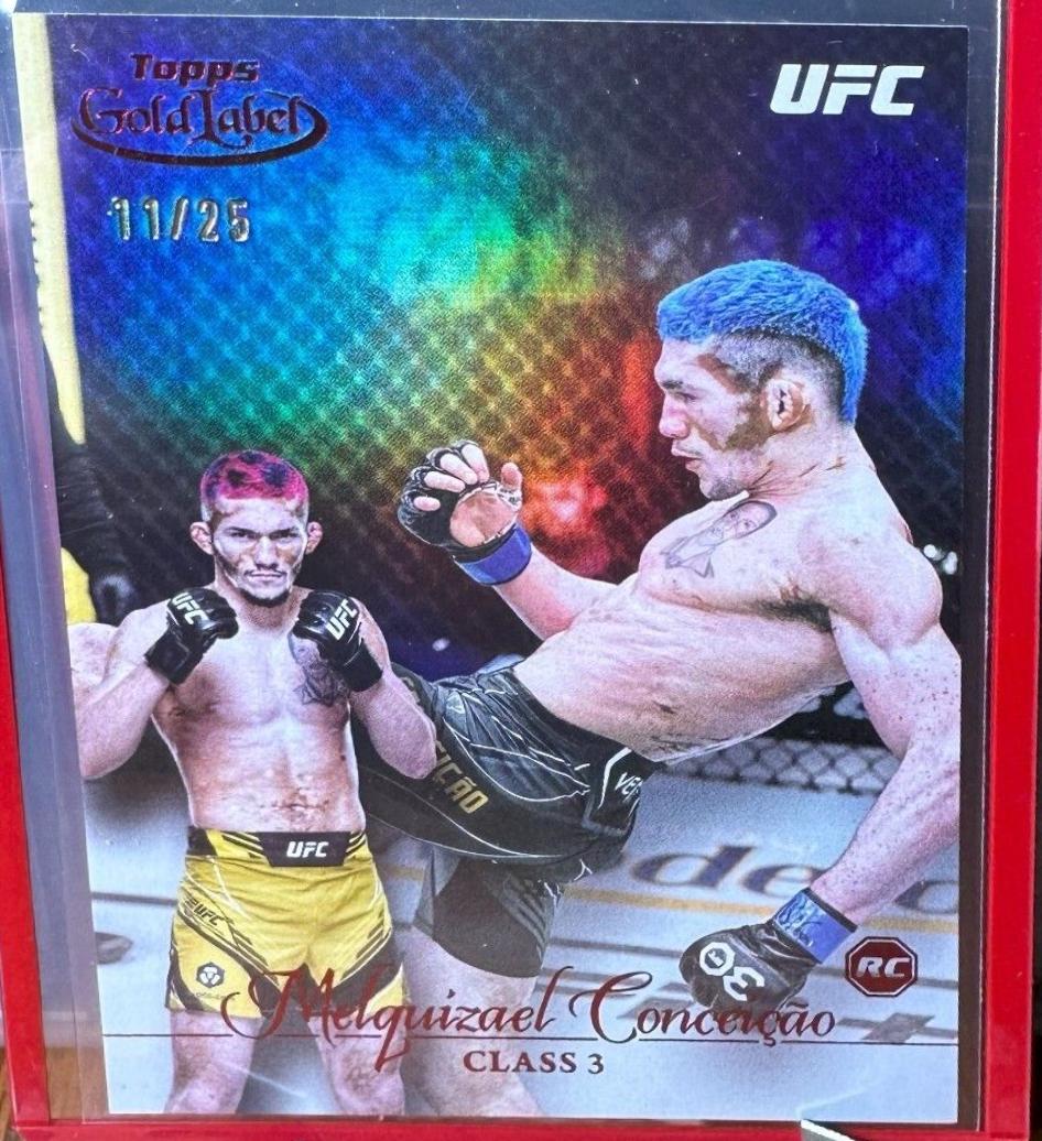 Melquizael Conceição 2024 Topps Gold Label UFC Base Class III #61 Red
