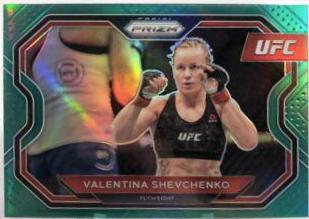 Valentina Shevchenko 2021 Panini Prizm UFC Base #139 Green