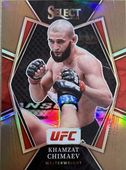 Khamzat Chimaev 2022 Panini Select UFC Premier Level #135 Bronze
